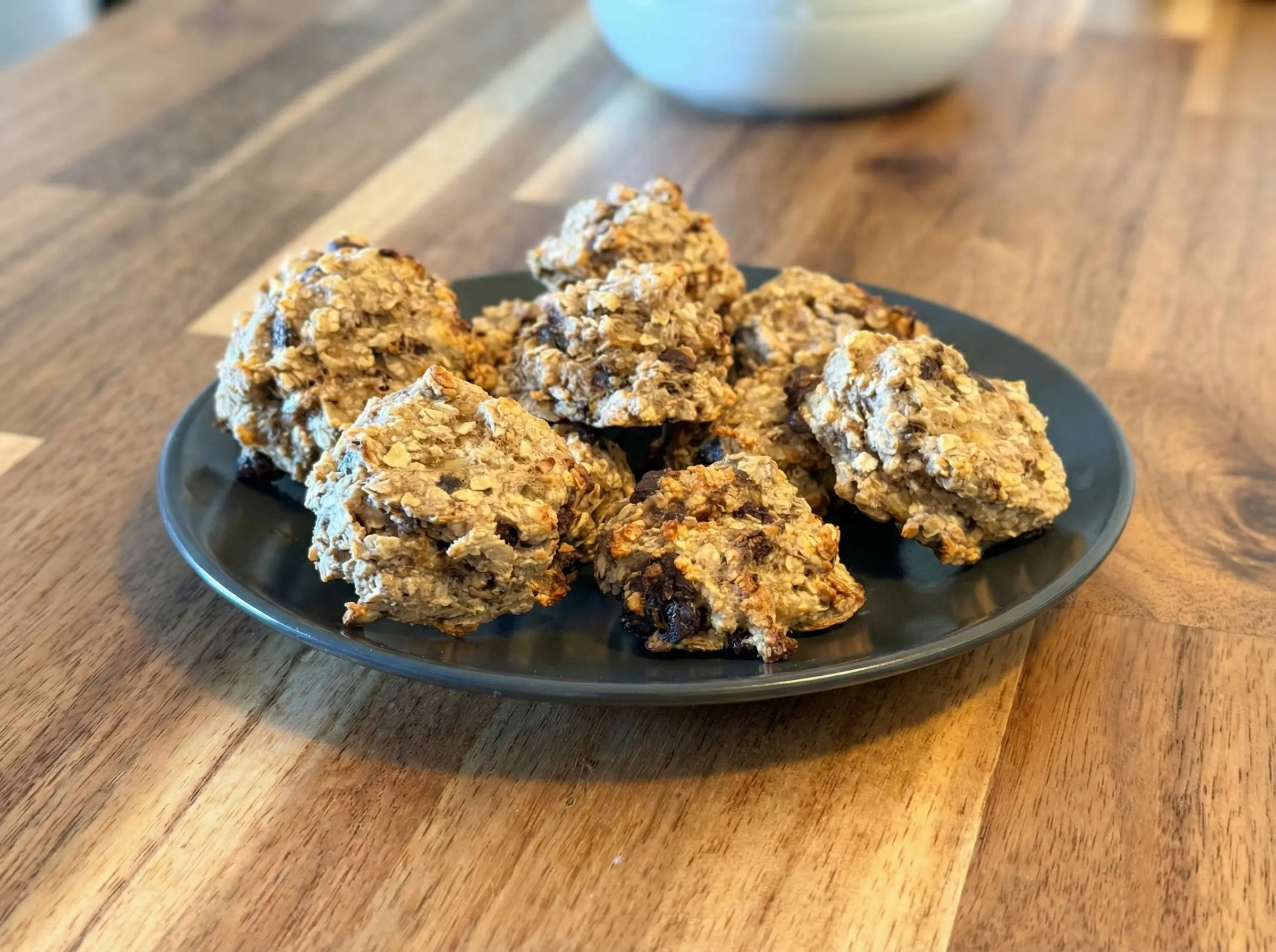 Cookies avoine banane et chocolat