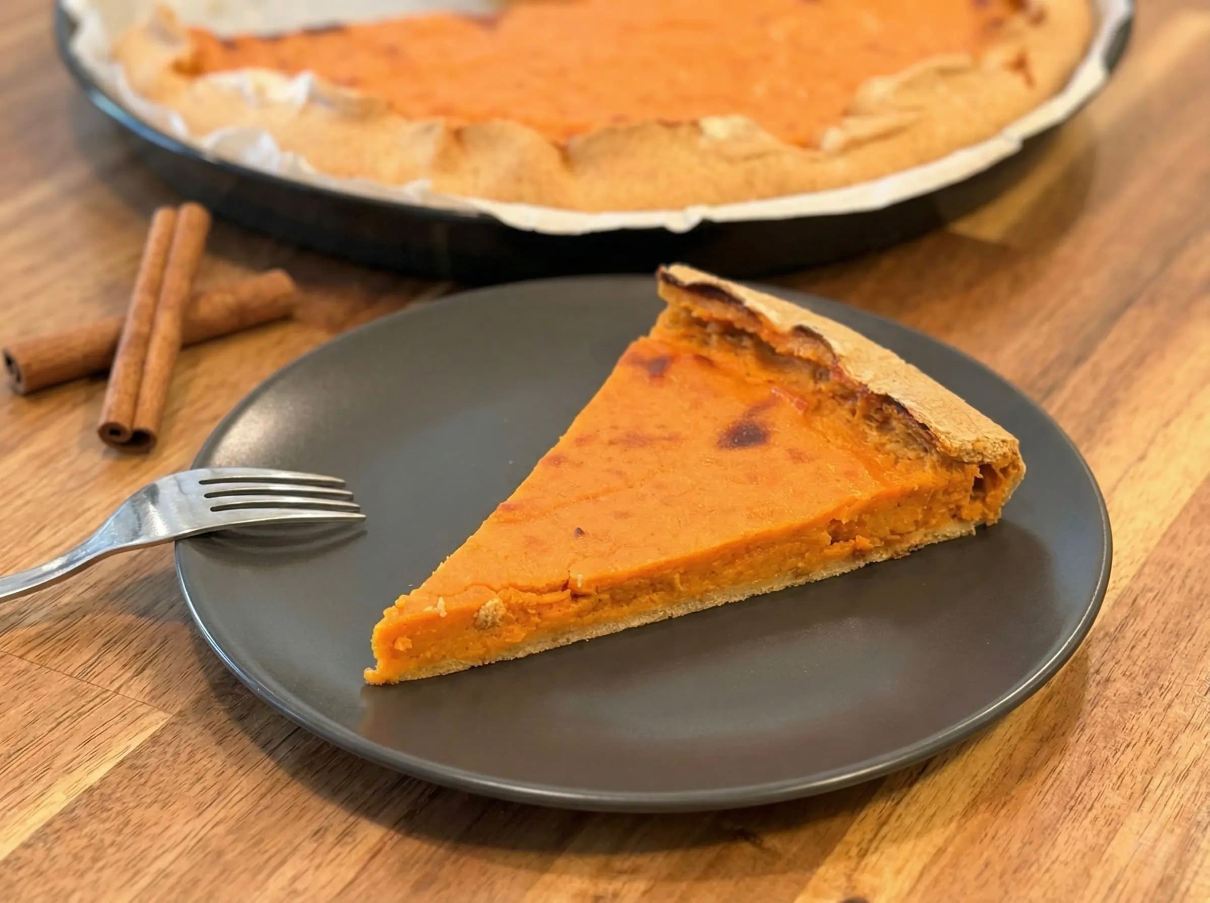 Photo pour la recette de : Tarte à la courge